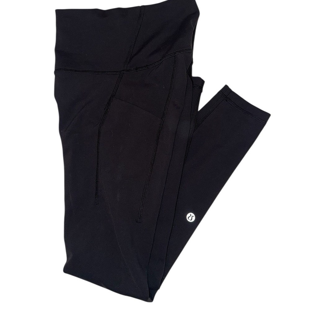 Lululemon Wunder Train High-Rise Tight with Pockets 25" Black Size 2 Orig $128 - Picture 5 of 8
